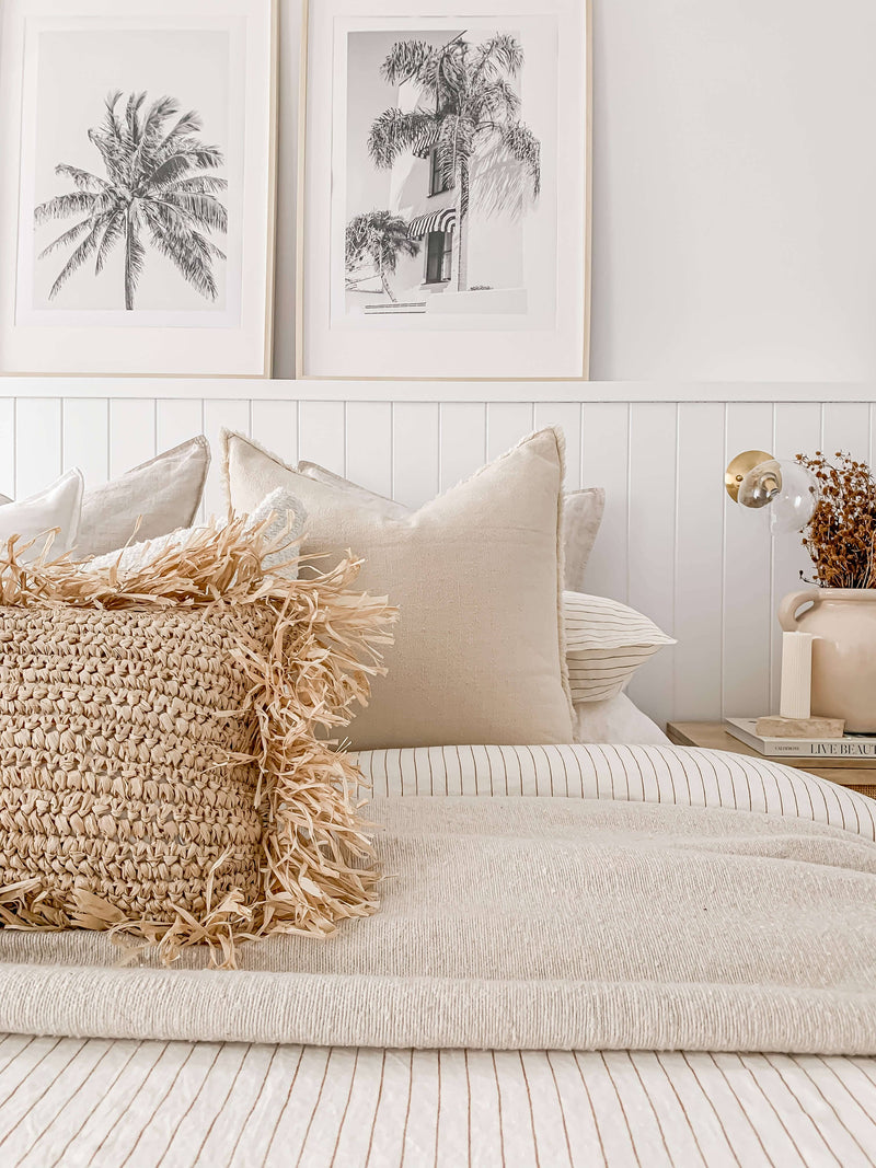 Ohana Raffia Scatter Cushions Wander & Wild 