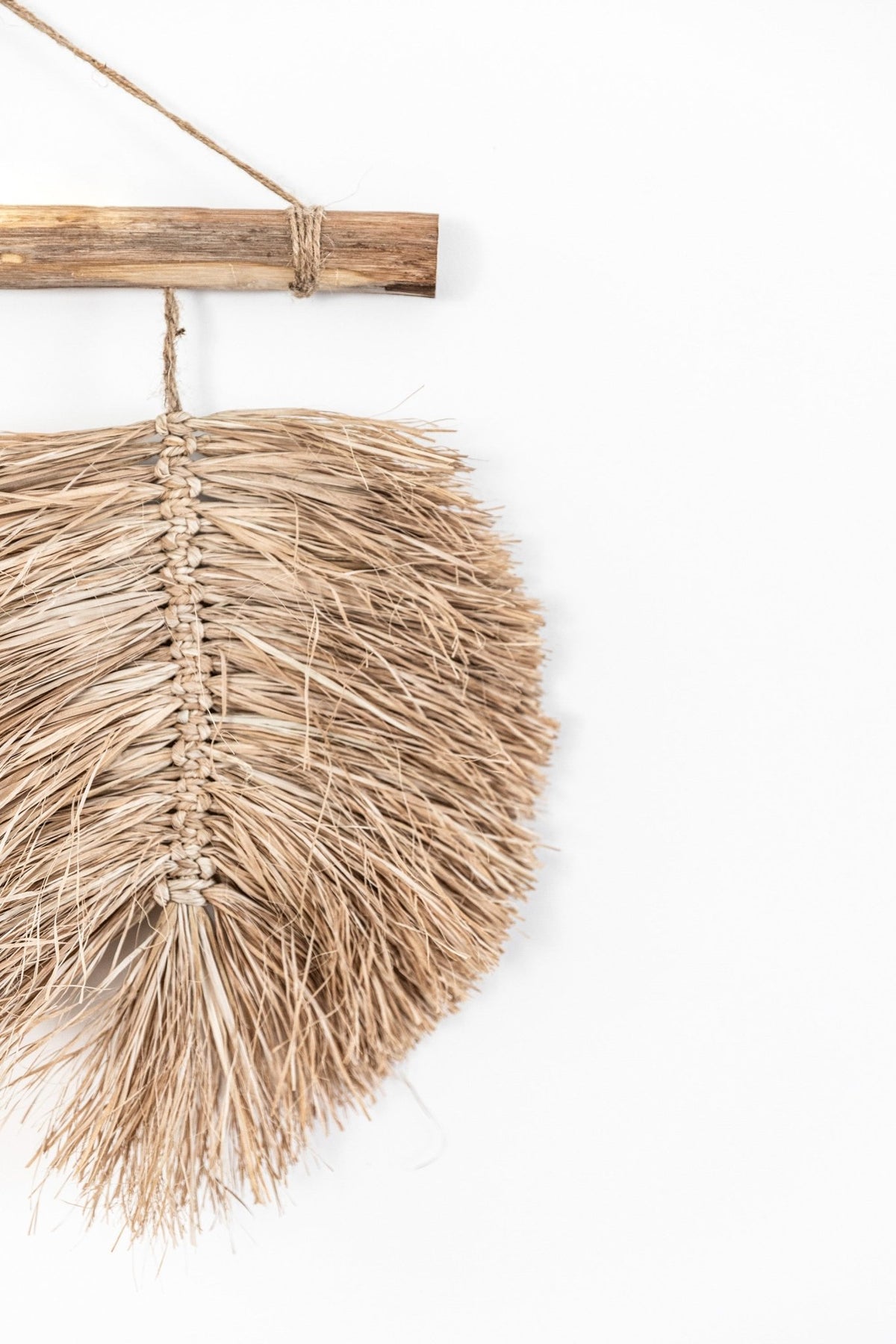 Laos Raffia Leaf Hanging - Wander & Wild Home