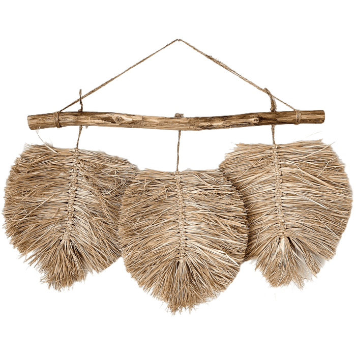 Laos Raffia Leaf Hanging - Wander & Wild Home